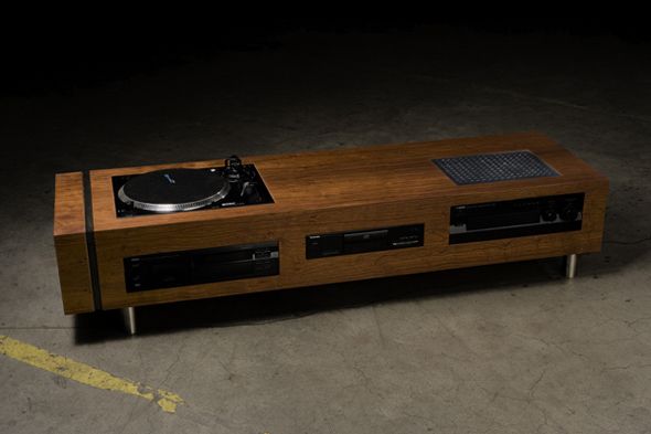 Table basse design hifi