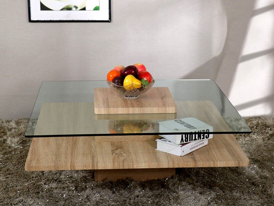 Table basse en verre prix