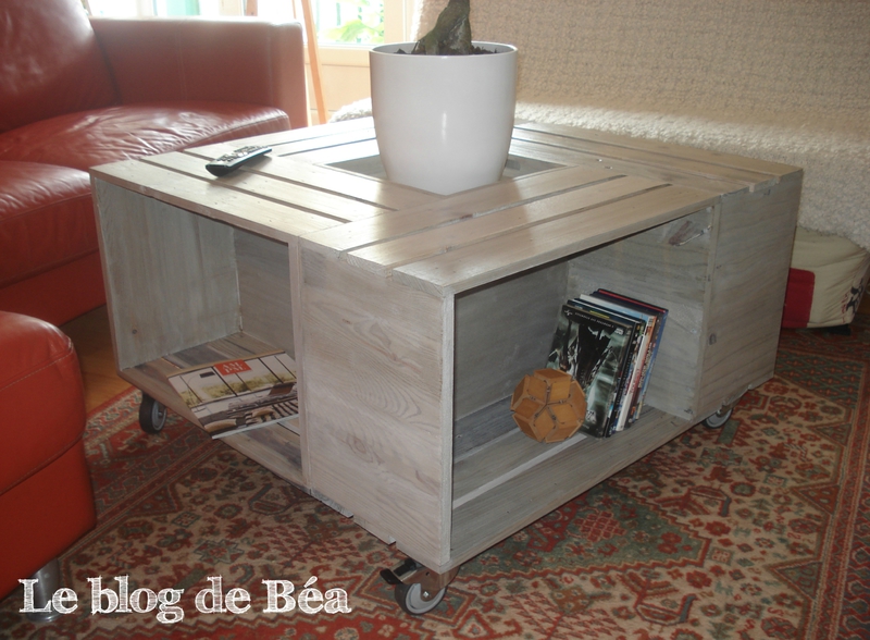 Table basse palette le blog de bea