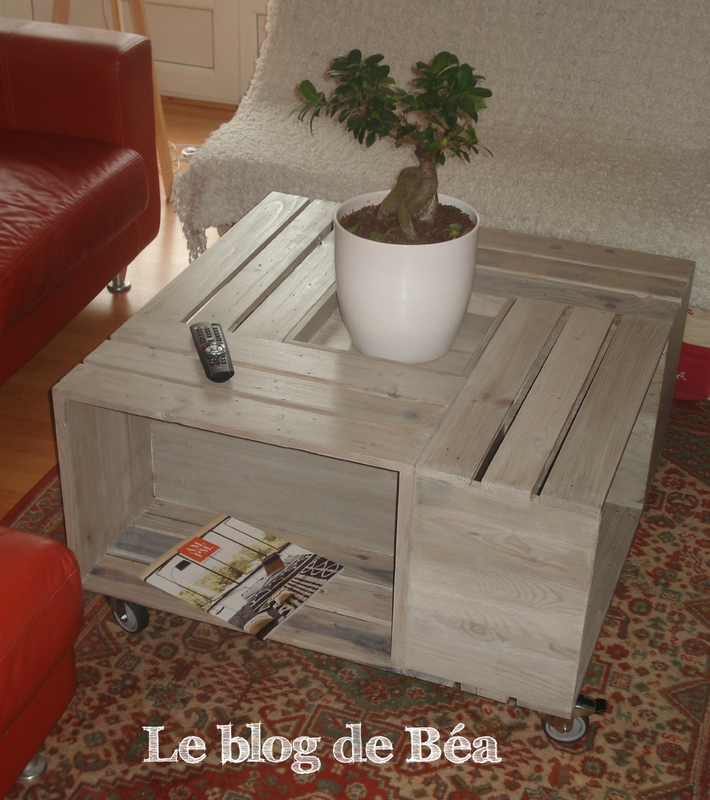 Table basse mini palette