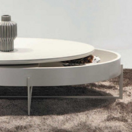 Table basse ovale