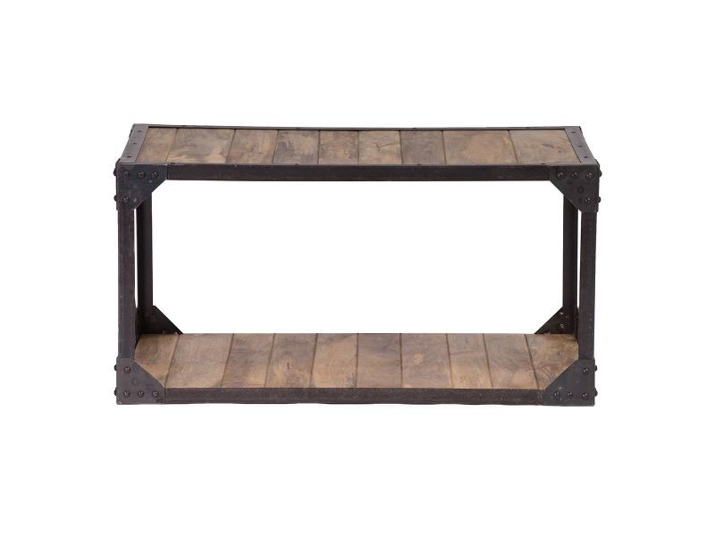 Table basse industrielle conforama