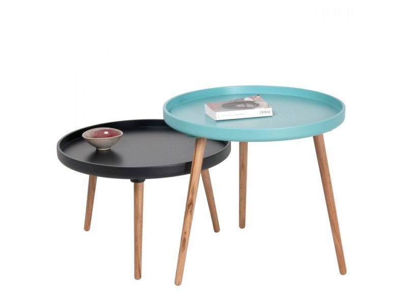 Table basse ronde lounge kompass ø90