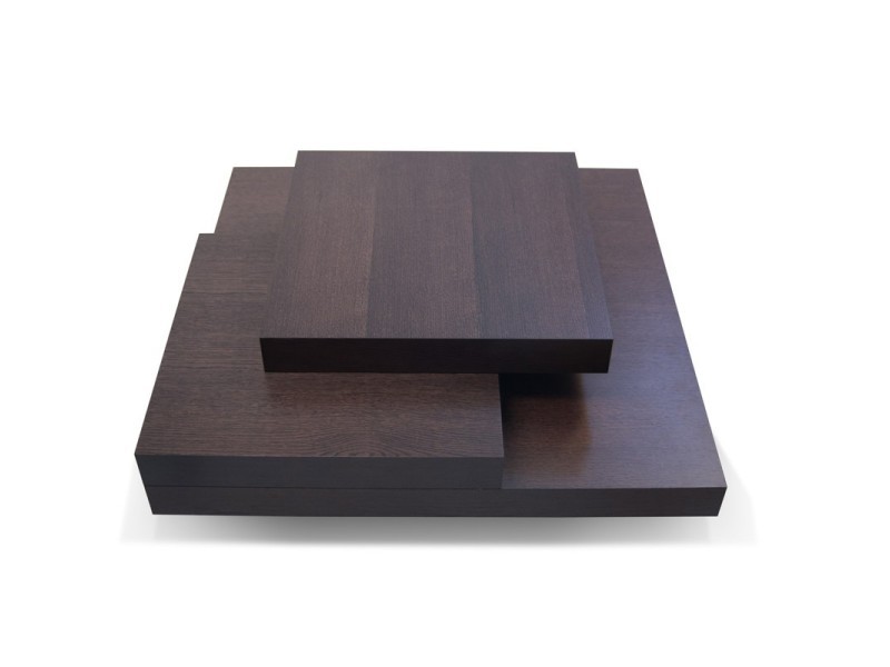 Table basse chocolat conforama