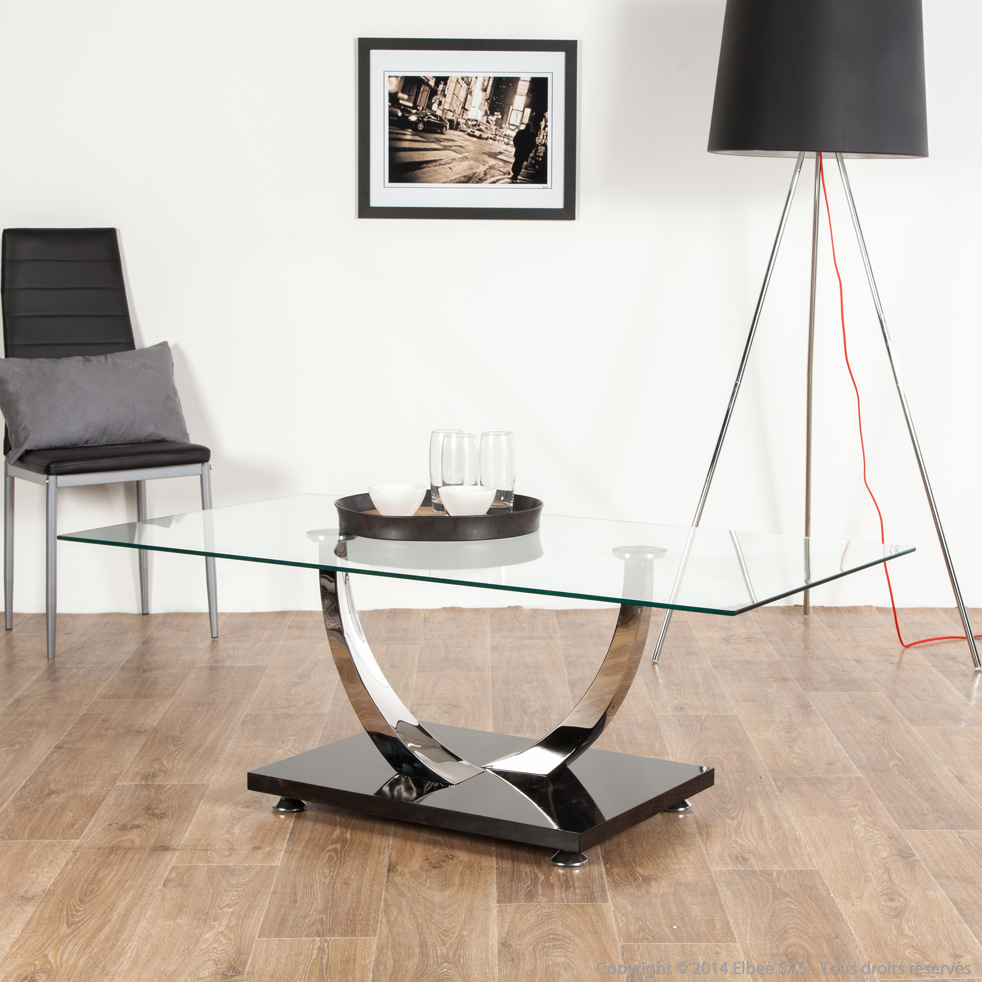Recouvrir une table basse en verre