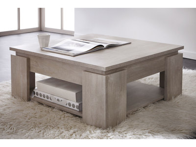 Table basse carrée originale