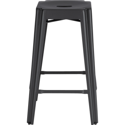 Tabouret de bar gris coiffeur