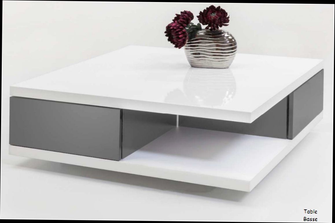 Table basse moderne avec rangement