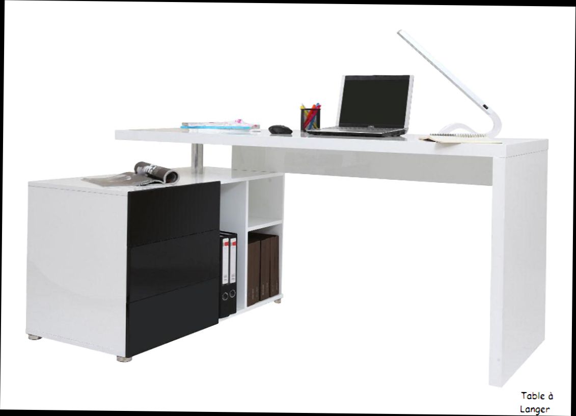 Table basse relevable zoe verre noir