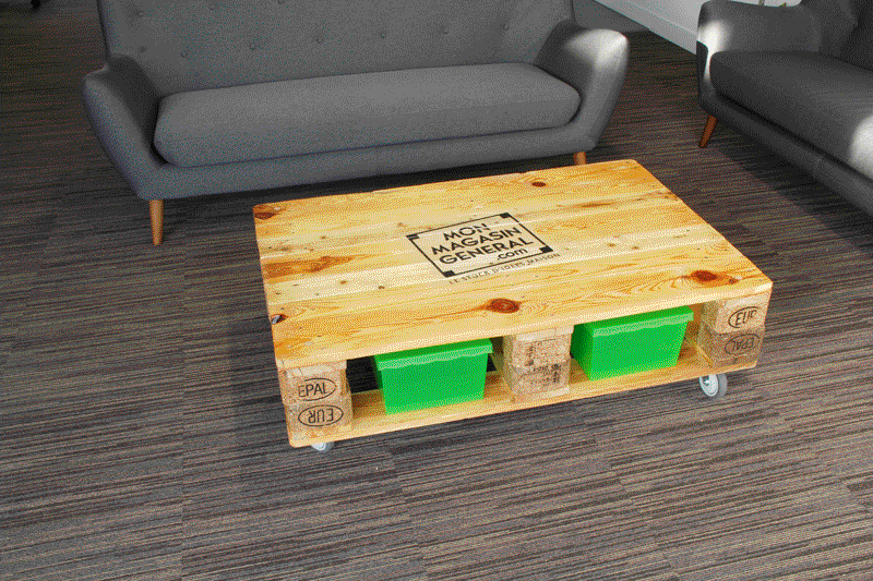 Fabriquer une table basse avec une palette