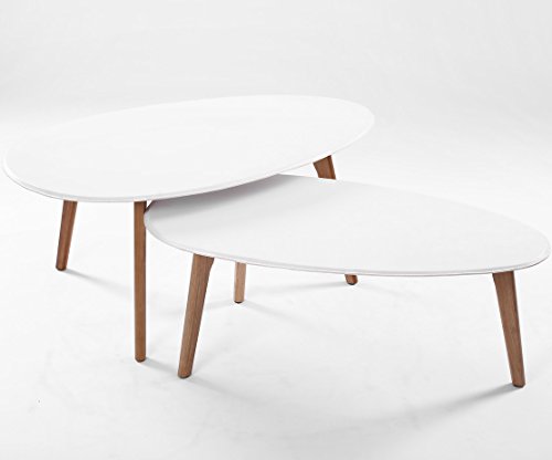 Table basse scandinave lot de 2