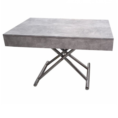 Table basse relevable cube wengé