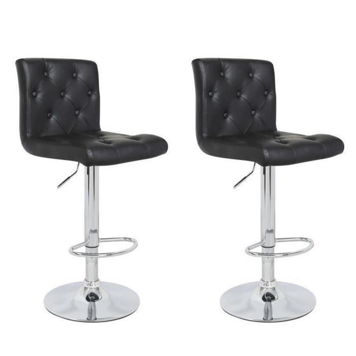 Tabouret de bar moreno 3 noir