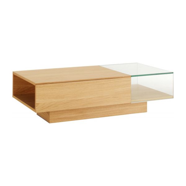 Table basse en verre habitat