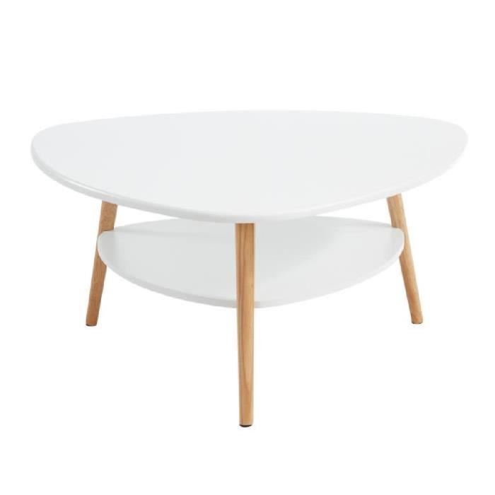 Table basse scandinave rangement