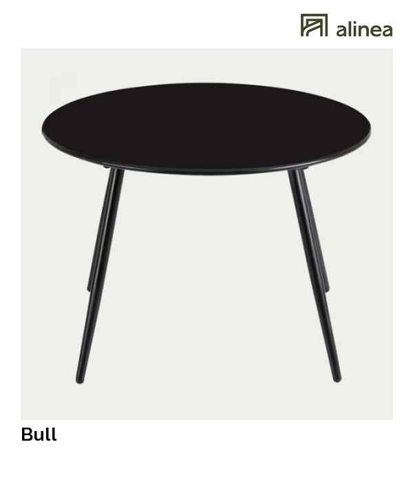 Table basse alinea noire