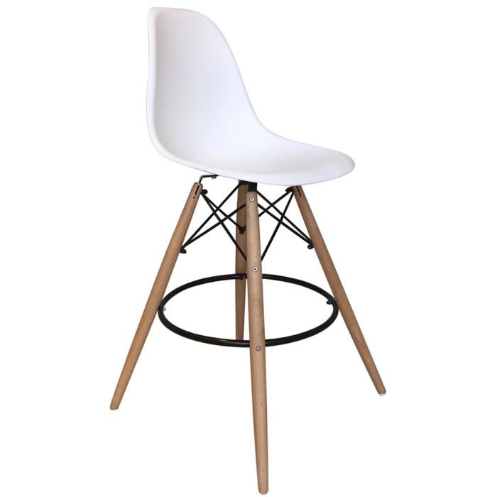 Tabouret de bar style scandinave cdiscount