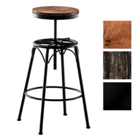 Tabouret de bar deux couleurs