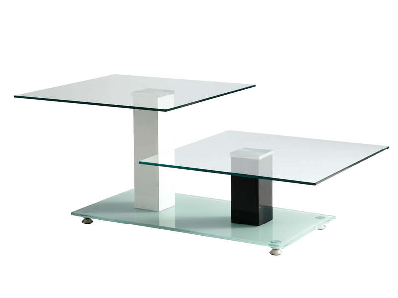 Table basse en verre conforama