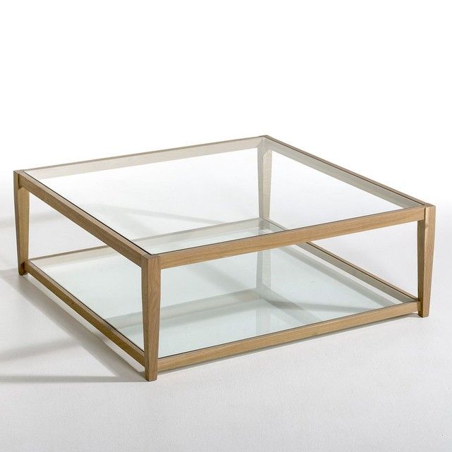 Table basse en verre de createur
