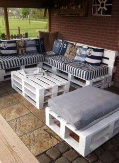 Table basse palette exterieur