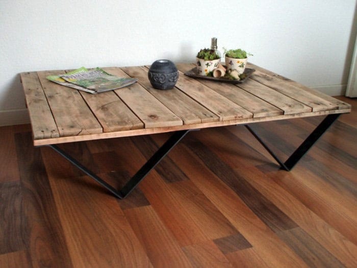 Table basse palette design