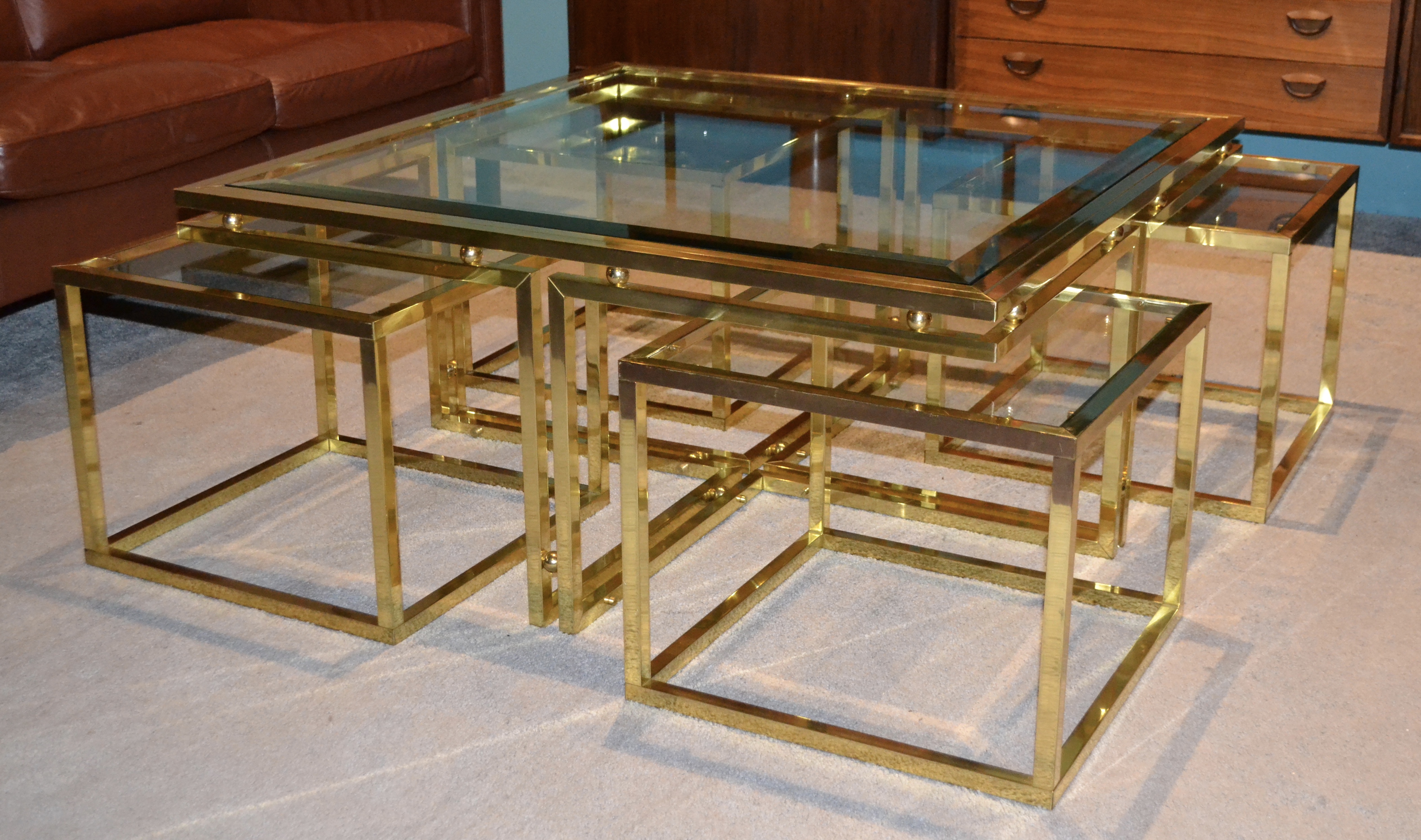 Table basse design année 70