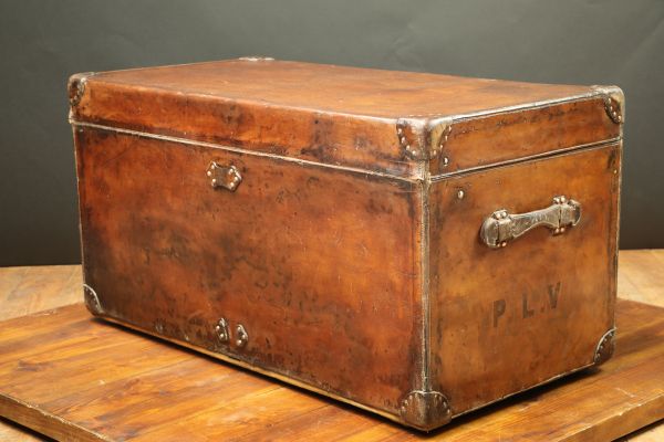 Table basse malle vintage