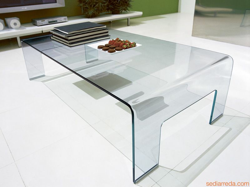 Ventouse pour table basse en verre