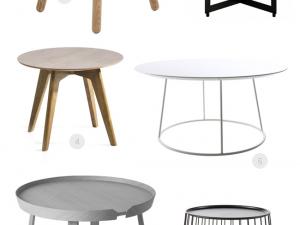 Table basse ronde fly