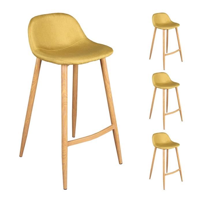 Tabouret de bar scandinave gaby