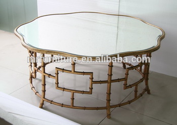 Table basse miroir vintage