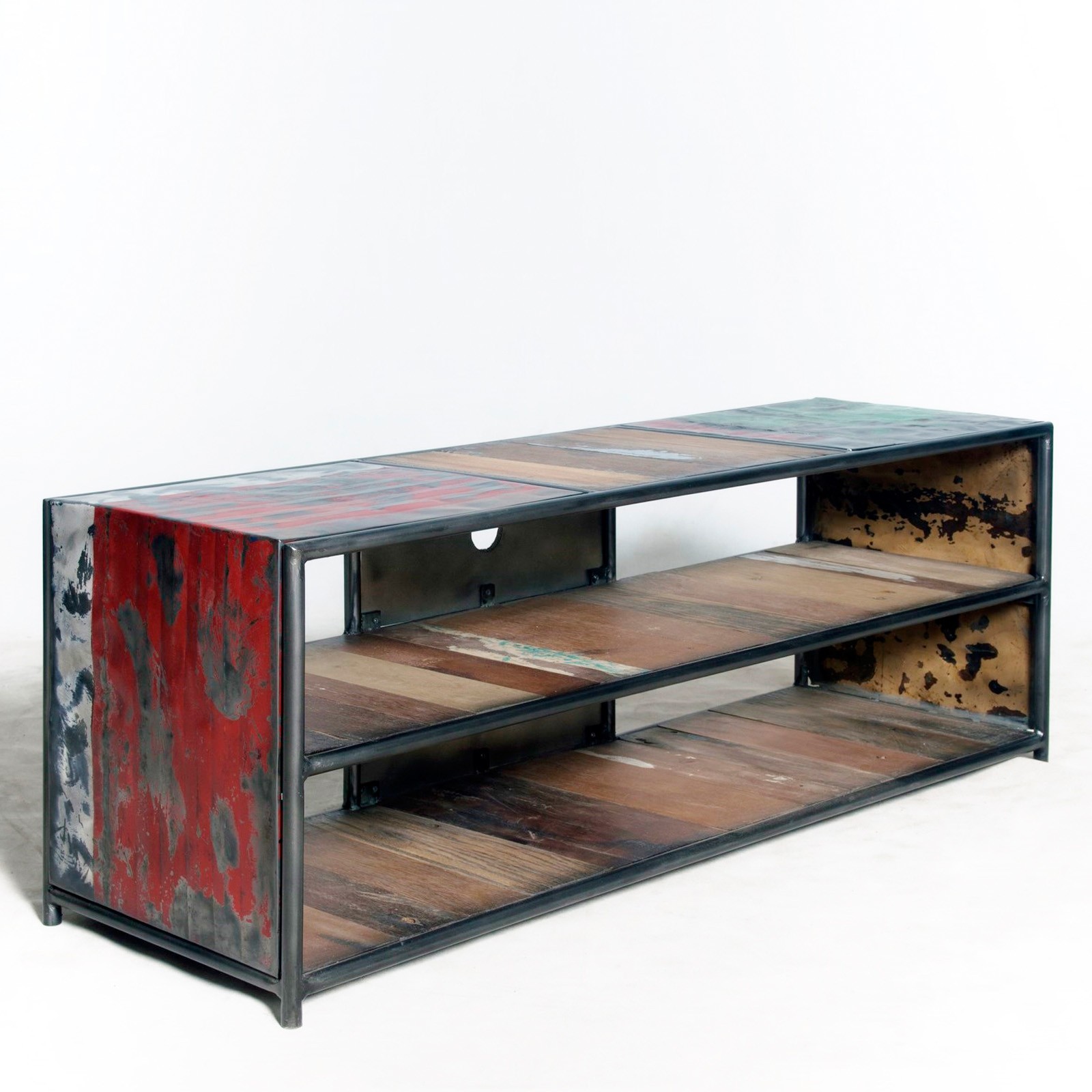 Table basse tv industriel