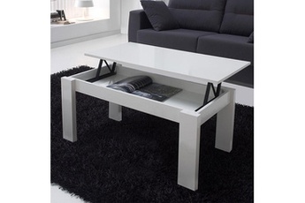 Table basse relevable venezia blanc
