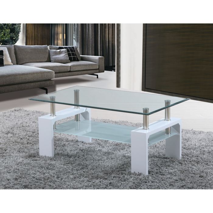 Table basse en verre cdiscount