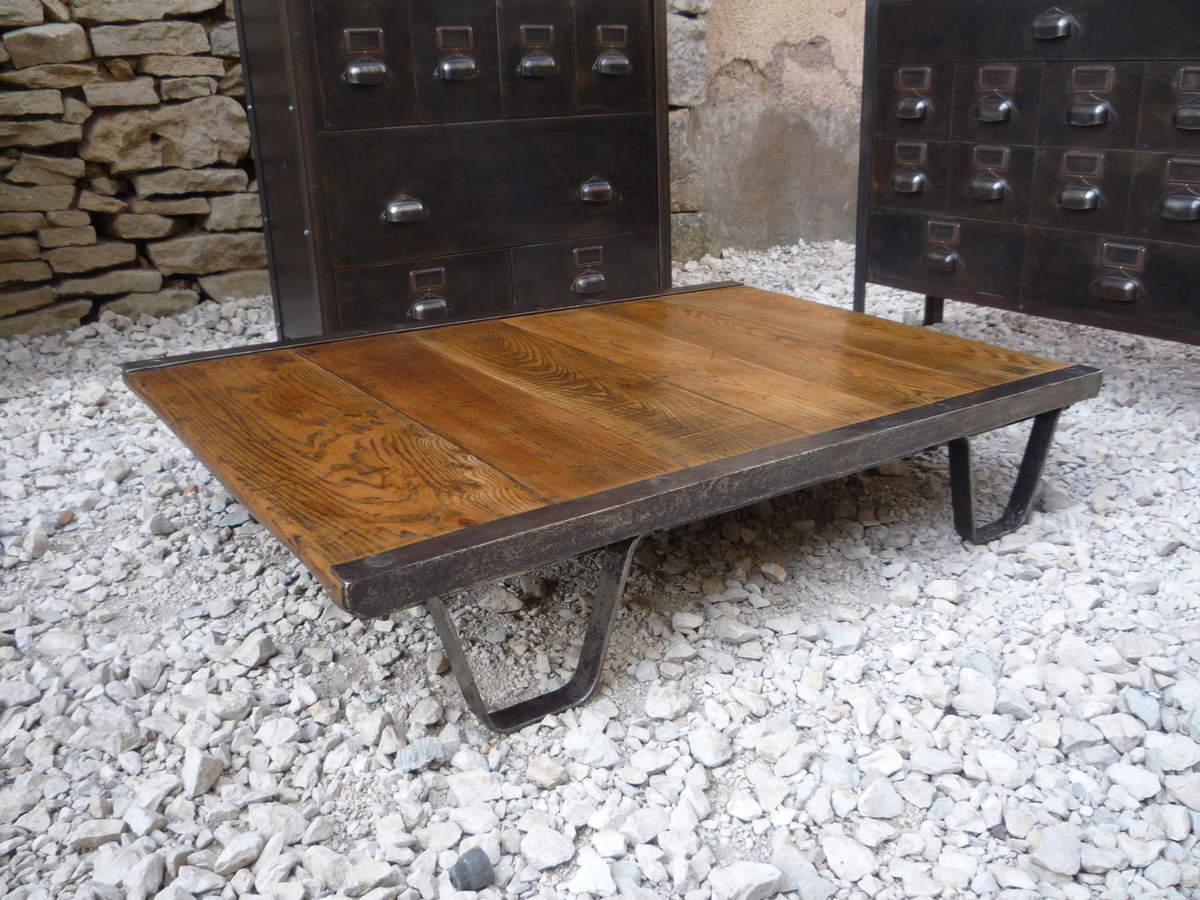 Table basse palette traitement