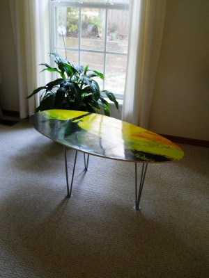 Relooker une table basse en verre