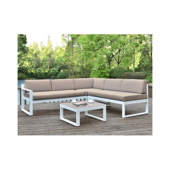 Table basse relevable pour jardin
