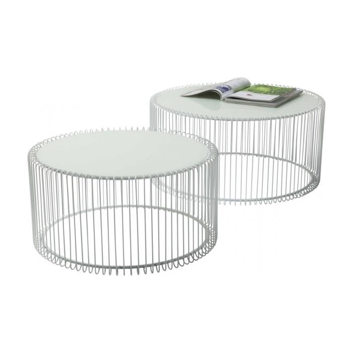 Table basse kare design