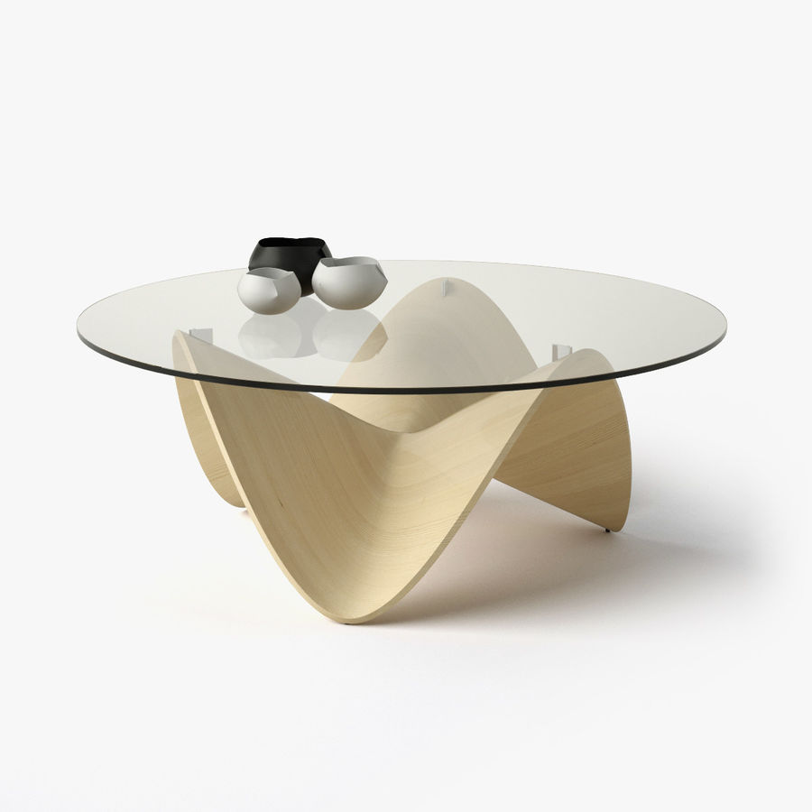 Table basse wave