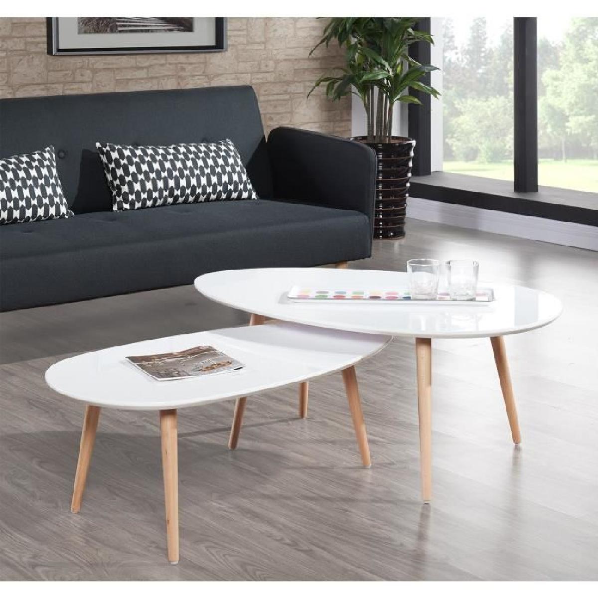 Table basse scandinave rue du commerce