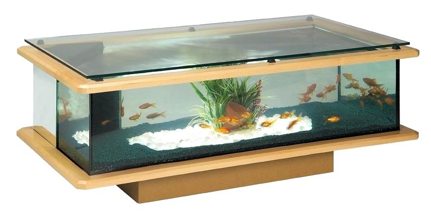 Acheter table basse aquarium pas cher