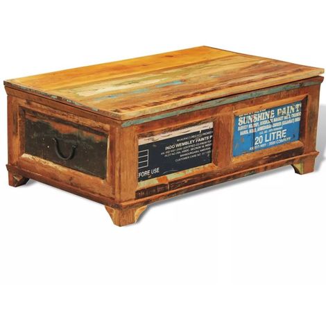Table basse avec espace de rangement