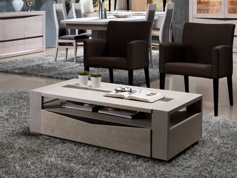 Table basse avec tiroir de rangement