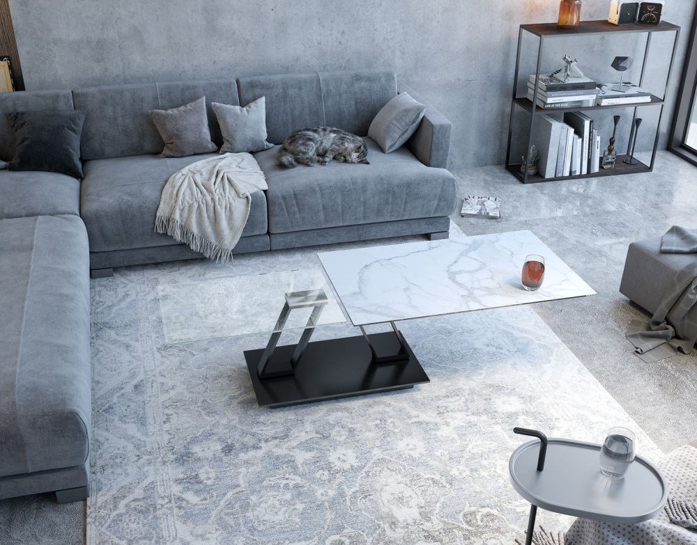 Table basse marbre a peindre
