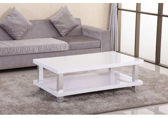 Table basse design aluminium