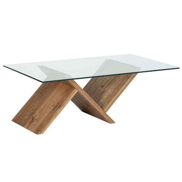 Table basse verre