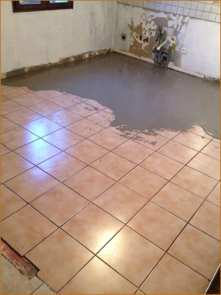 Table basse aquarium beton cire