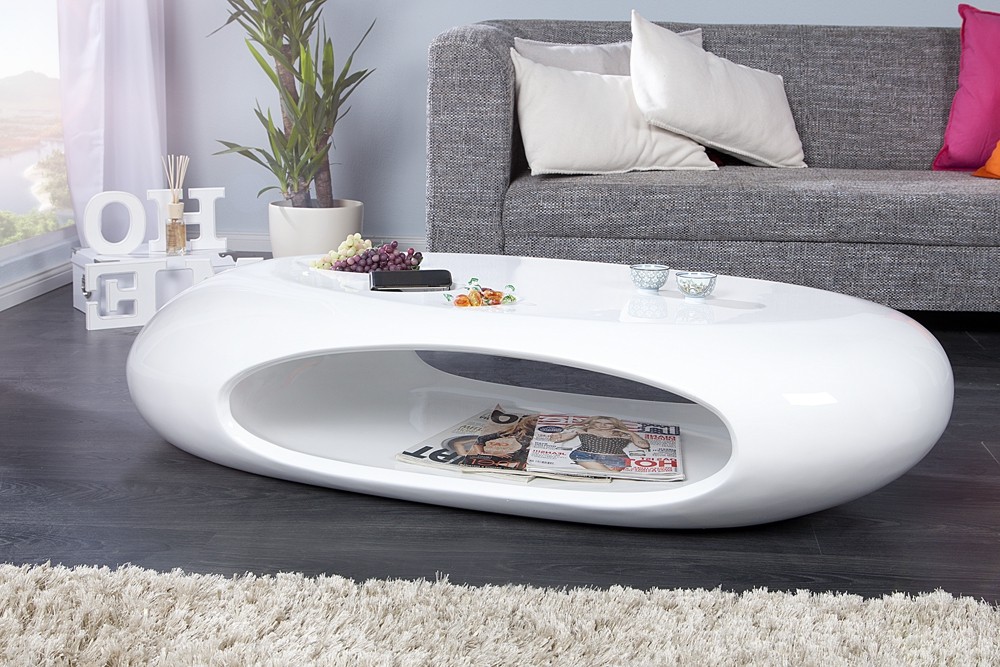 Table basse ronde galet