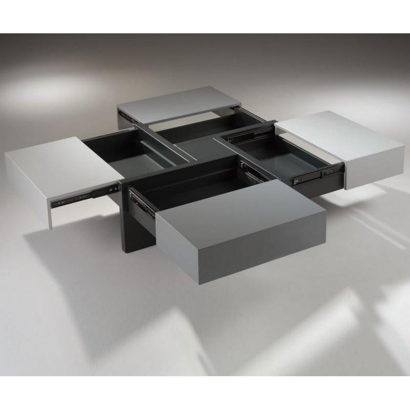 Table basse design grise